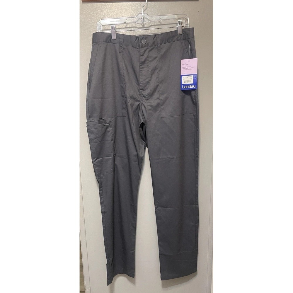 Landau Proflex Scrub Pants Men's Medium 32L Graphite NWT
